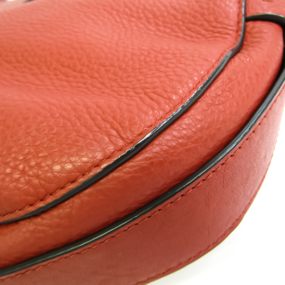 TORY BURCH Women's Leather Shoulder Bag Red Brown,Red Orange - Picture 4 of 10